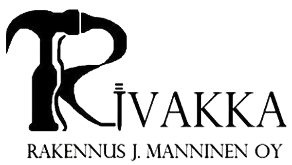 Rivakka rakennus J. Manninen Oy - logo